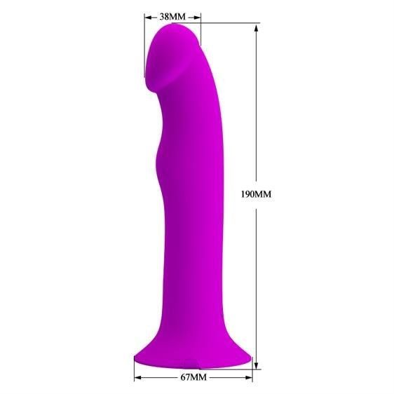 Вібратор Pretty Love Murray Vibrator Purple на присосці