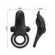 Ерекційне кільце Pretty Love Vibrant Penis Ring Black