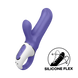 Мощный вибратор-кролик Satisfyer Vibes Magic Bunny, два мотора, литой силикон, 12 режимов работы