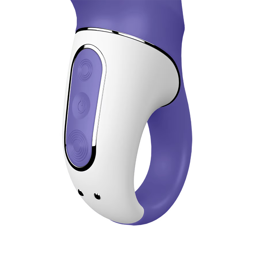 Мощный вибратор-кролик Satisfyer Vibes Magic Bunny, два мотора, литой силикон, 12 режимов работы