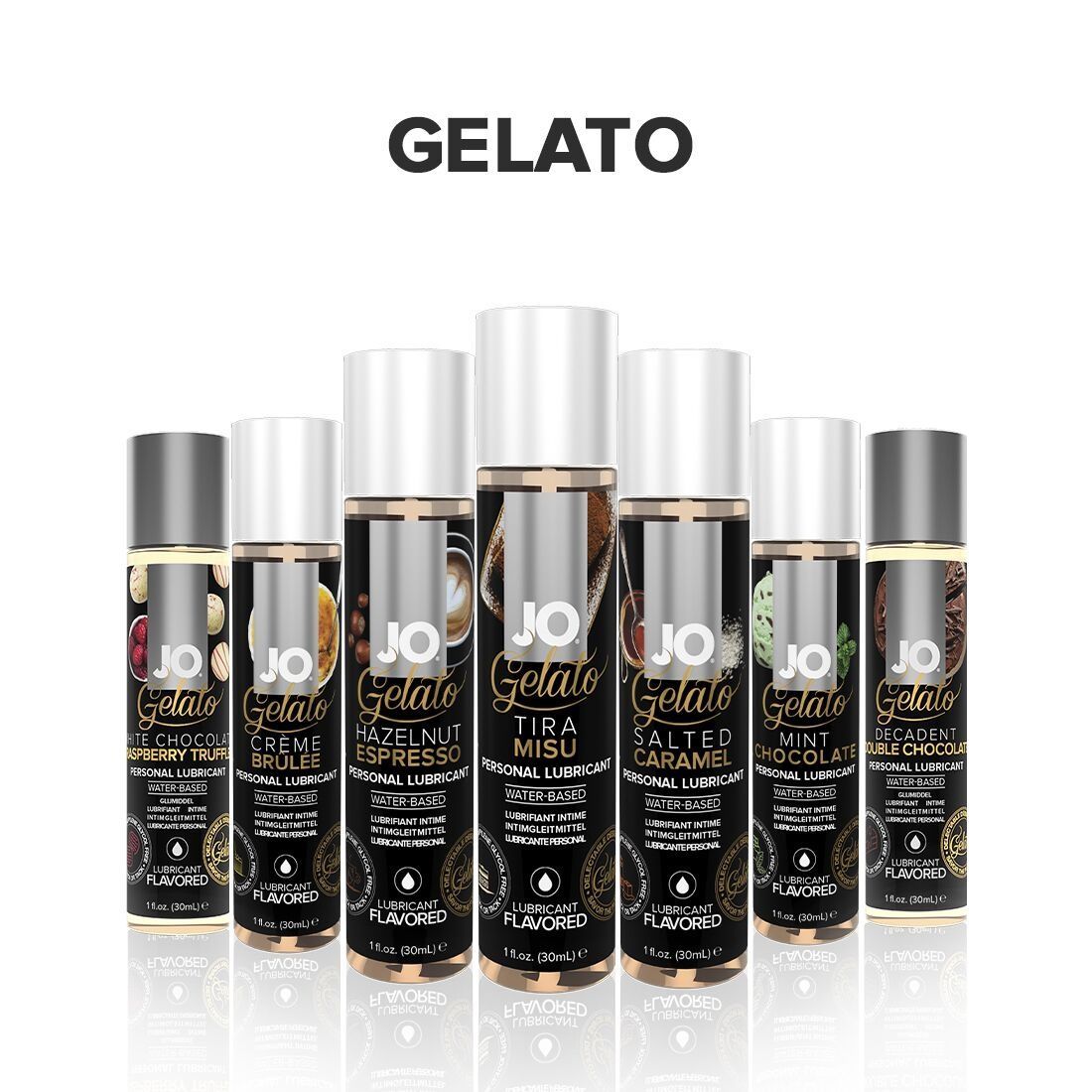 Смазка на водной основе JO GELATO Tiramisu (120 мл) без сахара, парабенов и пропиленгликоля