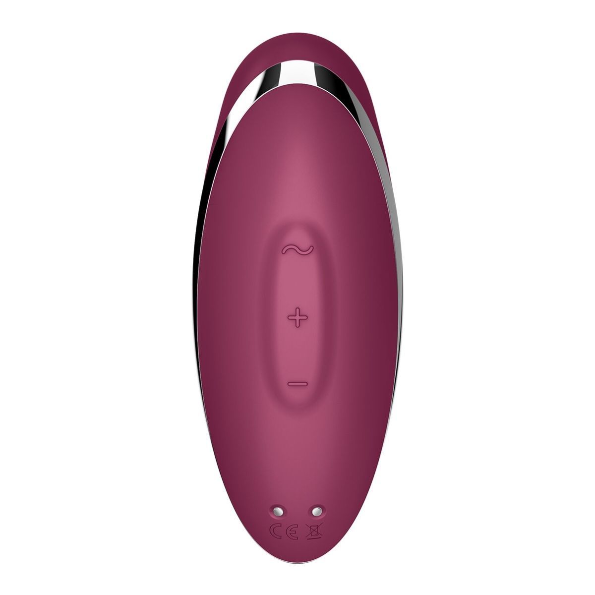 Вибростимулятор-пульсатор Satisfyer Tap & Climax 2 Red с эффектом постукивания пальцем