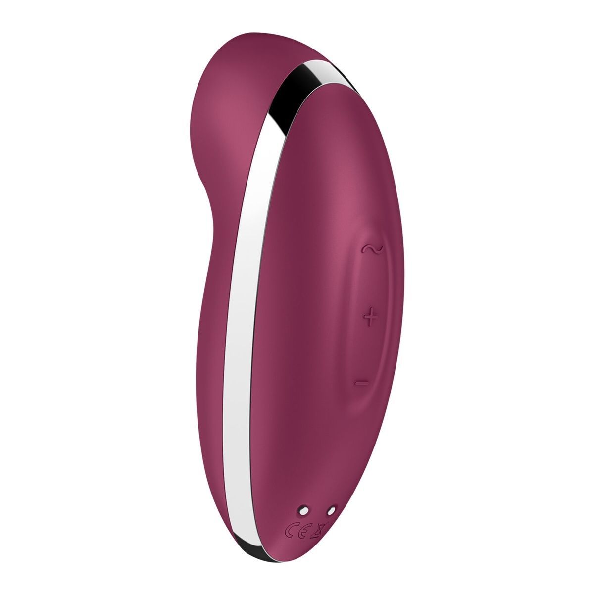 Вибростимулятор-пульсатор Satisfyer Tap & Climax 2 Red с эффектом постукивания пальцем