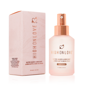 Лубрикант на водній основі з олією насіння канабісу Water-based Lubricant Hempseed  HighOnLove, 100 мл