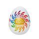 Мастурбатор-яйцо Tenga Egg Shiny II Pride Edition, плотный TPE, пробник лубриканта 5 мл, лимитированная серия