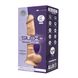 Фаллоимитатор с вибрацией SilexD Vetus Vibro Flesh+ LRS, двухслойный, d 4,2 см