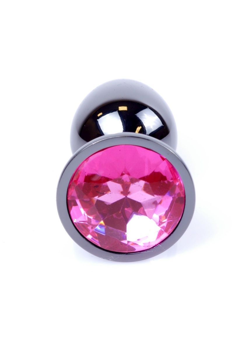 Анальна пробка Jewellery Dark Silver Plug Pink