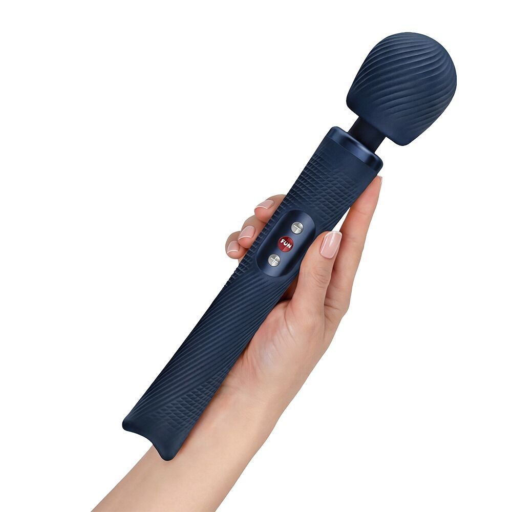 Вибромассажер Fun Factory VIM Vibrating Wand Nightblue, супермощный и легкий, до 6 часов работы
