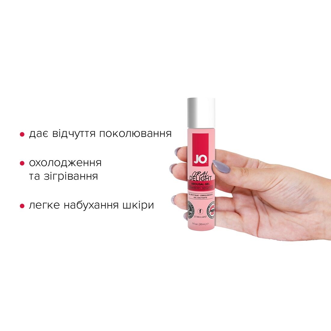 Гель для оральных ласк System JO Oral Delight - Strawberry Sensation (30 мл)