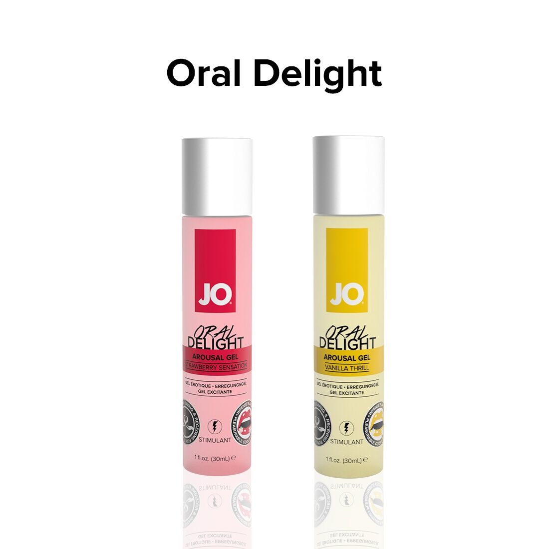 Гель для оральних пестощів System JO Oral Delight — Strawberry Sensation (30 мл)