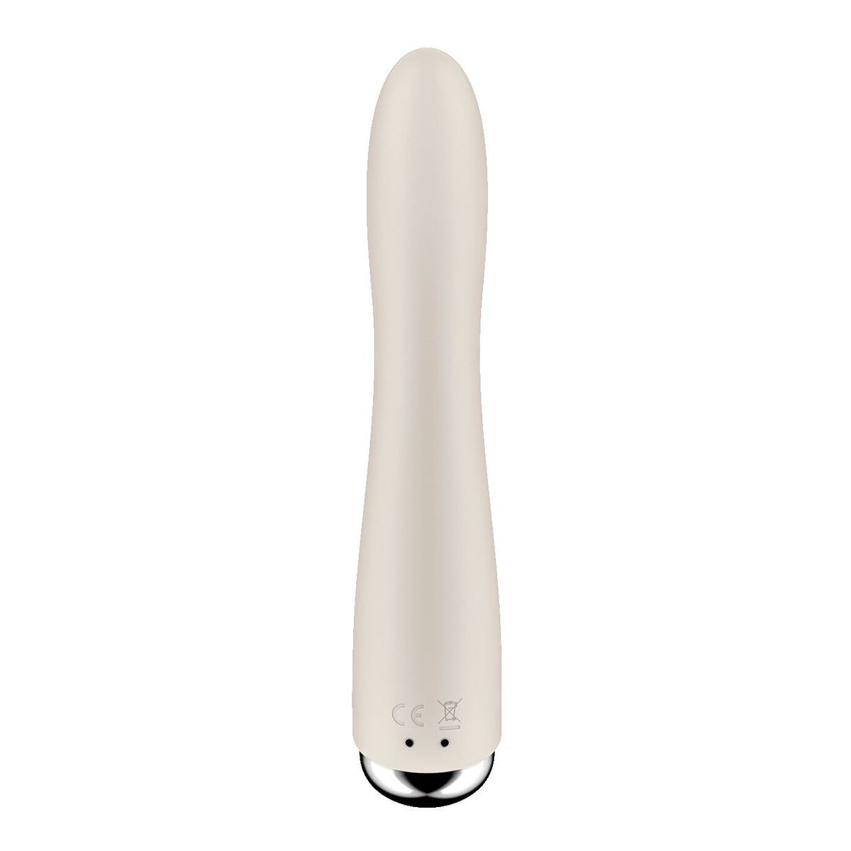 Вибратор для стимуляции точки G Satisfyer Spinning Vibe 1 с вращением, бежевый