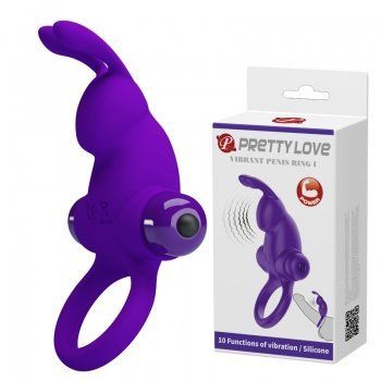 Ерекційне кільце Pretty Love Vibrant Penis Ring I Purple