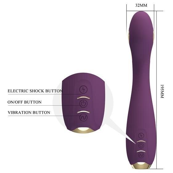 Вібратор Pretty Love Hector Vibrator Dark Purple (App)