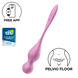 Вагінальні смарт-кульки з вібрацією Satisfyer Love Birds 1 Connect App Pink, 78 г