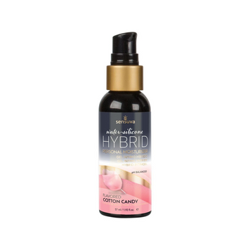 Змазка водно-силіконова Sensuva Hybrid Cotton Candy (57 мл) без цукру, можна для оральних пестощів