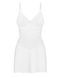 Пеньюар Obsessive Alissium chemise & thong, кружевной лиф, стринги в комплекте, XS/S