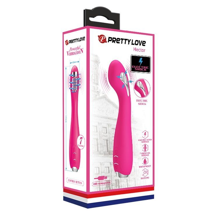 Вибратор Pretty Love Hector Vibrator Pink (App)