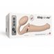 Безремінний страпон з вібрацією Strap-On-Me Vibrating Flesh M, d - 3,3 см