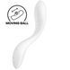 Вібратор із перлинною стимуляцією точки G Satisfyer Rrrolling Pleasure White
