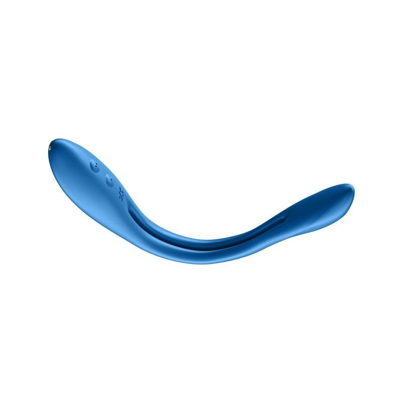 Универсальный гибкий вибратор для пар Satisfyer Elastic Game Dark Blue