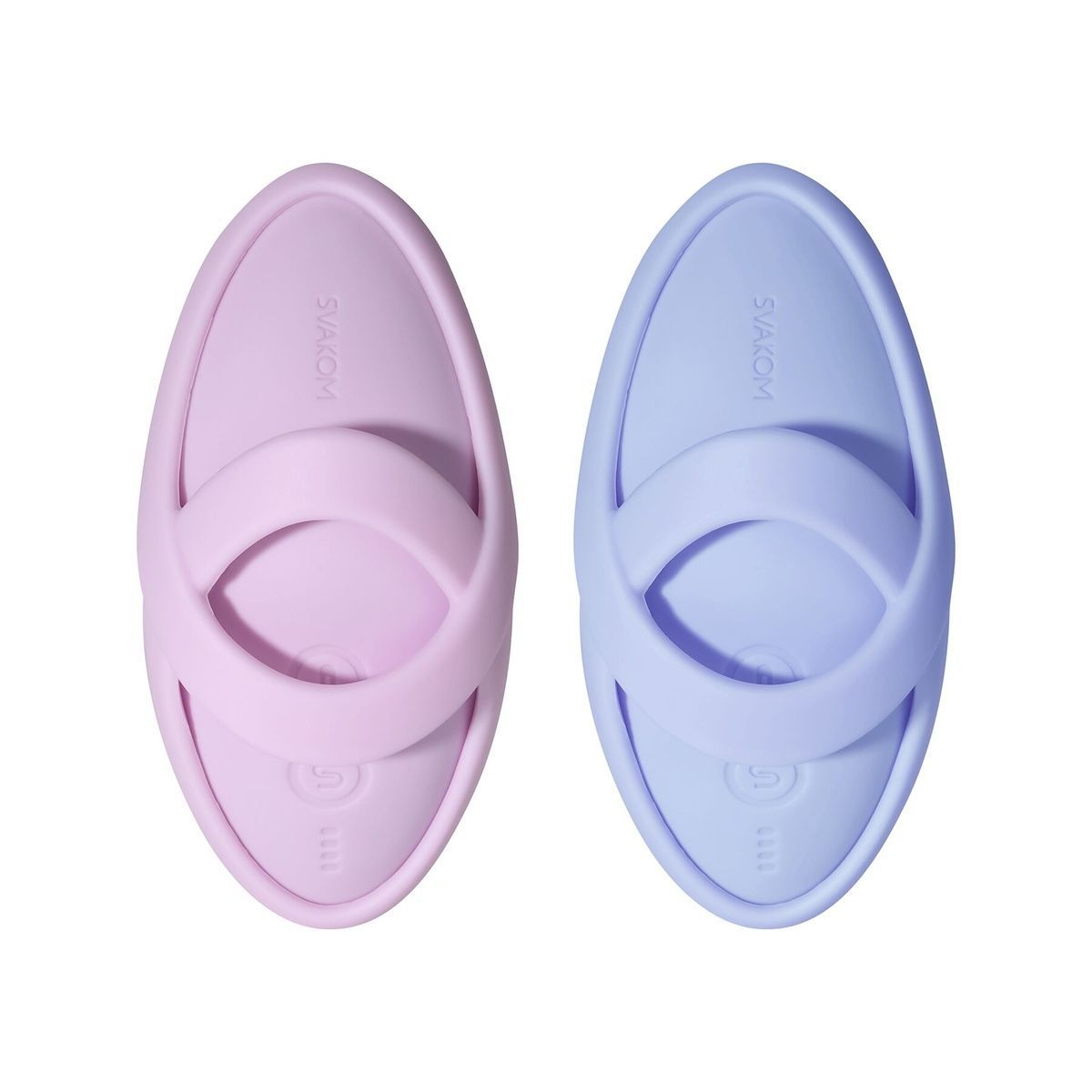 Смарт-вібратор для клітора Svakom Echo 2 Pink Lilac, підігрів до 38 &deg;C, знімна насадка на палець