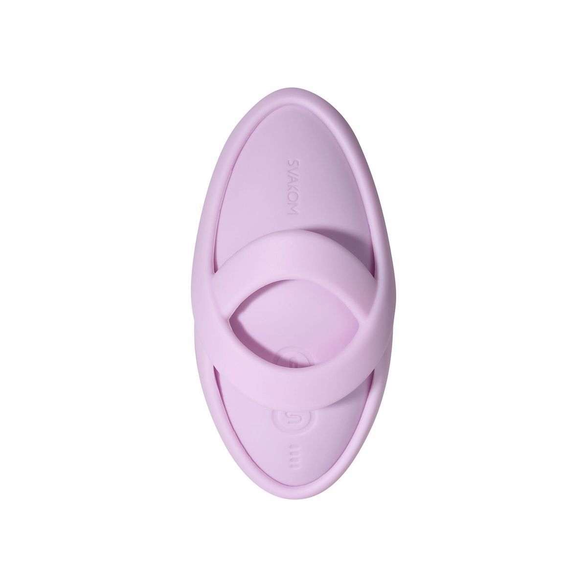 Смарт-вібратор для клітора Svakom Echo 2 Pink Lilac, підігрів до 38 &deg;C, знімна насадка на палець