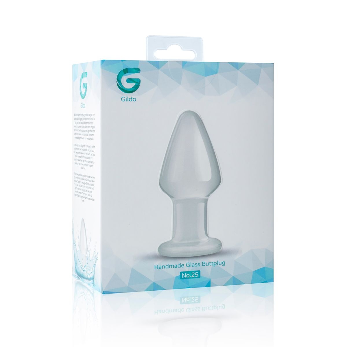 Стеклянная анальная пробка Gildo Glass Buttplug No. 25