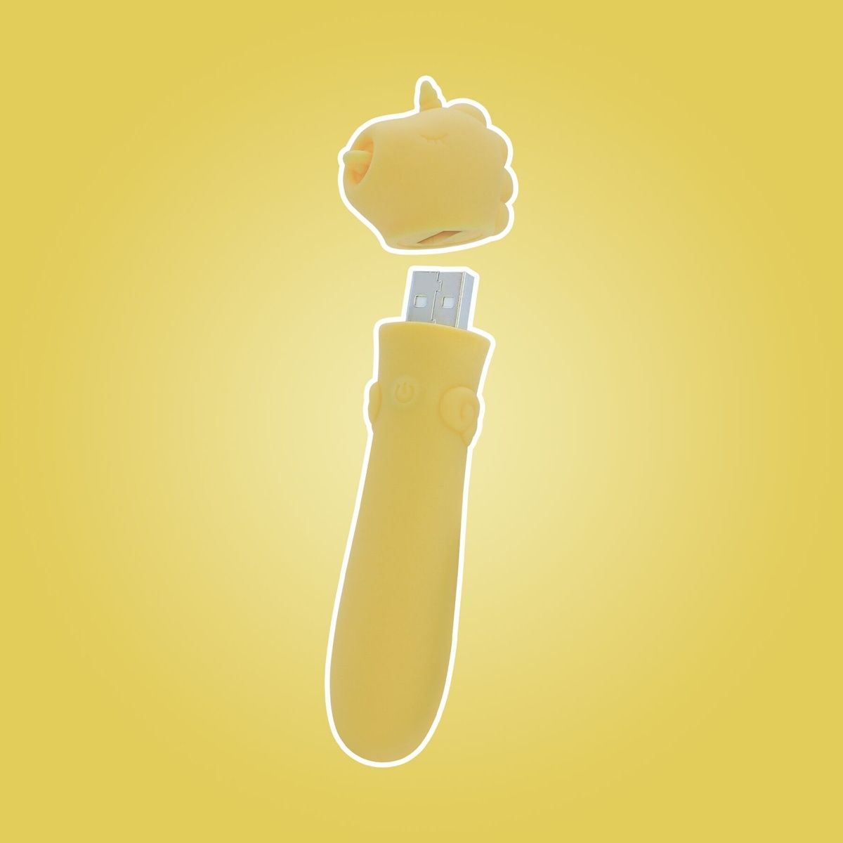Вібратор-єдиноріжка Unihorn USB Bullet &ndash; Bean Blossom, віброкуля, USB-зарядка, 10 режимів