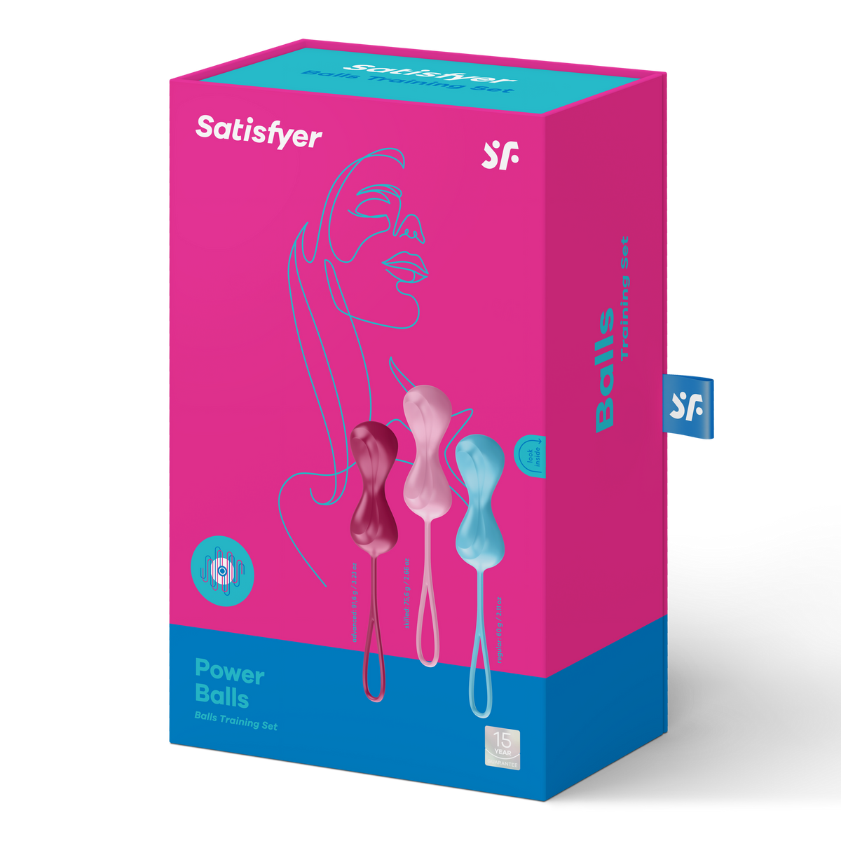 Вагинальные шарики Satisfyer Power Balls (3 пары)