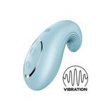 Вибратор Satisfyer Dipping Delight Light Blue, 2 мотора, гибкий кончик