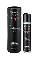 Масажна олія Plaisirs Secrets Coconut з афродизіаками (59 мл)