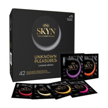 Набор безлатексных презервативов SKYN Unknown Pleasures 42 шт, 6 разных видов