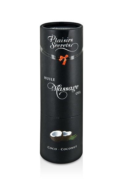 Масажна олія Plaisirs Secrets Coconut з афродизіаками (59 мл)