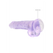 Фалоімітатор Realrock Dildo 8"/19 cm Purple