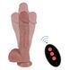 Фалоімітатор з вібрацією та ротацією Erospace Natural Play Thrusting Dildo with Swing Motion and Heating D6, 22 см