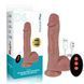 Фалоімітатор з вібрацією та ротацією Erospace Natural Play Thrusting Dildo with Swing Motion and Heating D6, 22 см