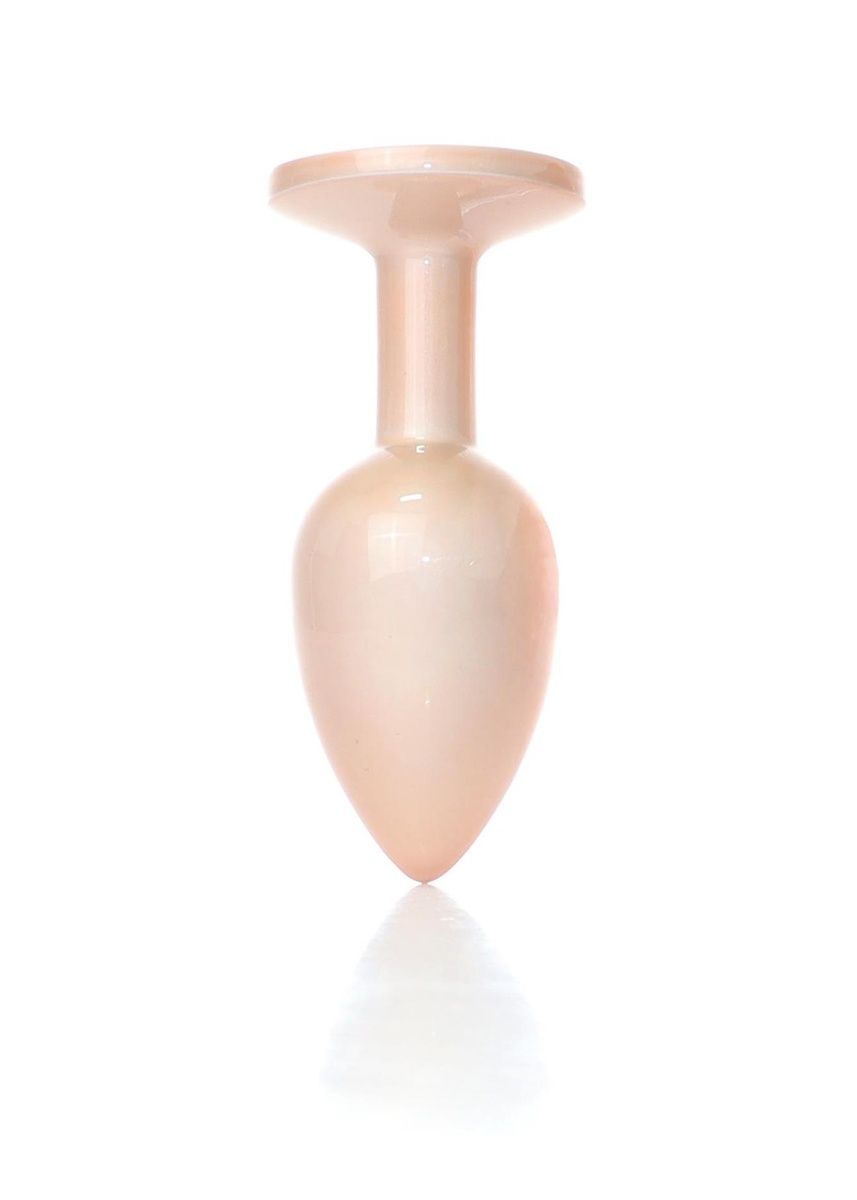 Анальная пробка Jewellery Pearl Gold Plug Clear S