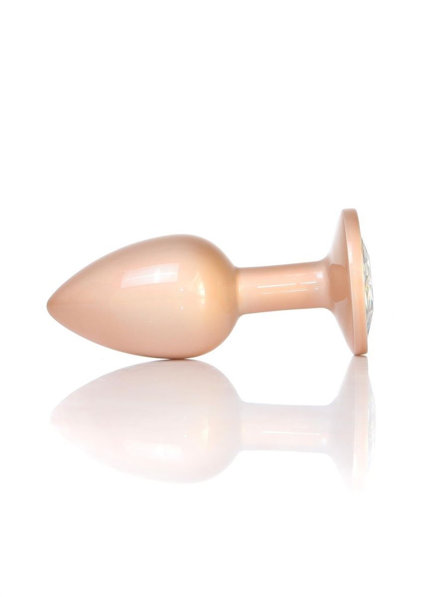 Анальная пробка Jewellery Pearl Gold Plug Clear S