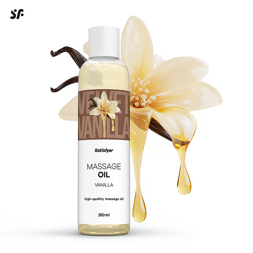 Масажна олія Satisfyer Massage Oil Vanilla, 250 мл