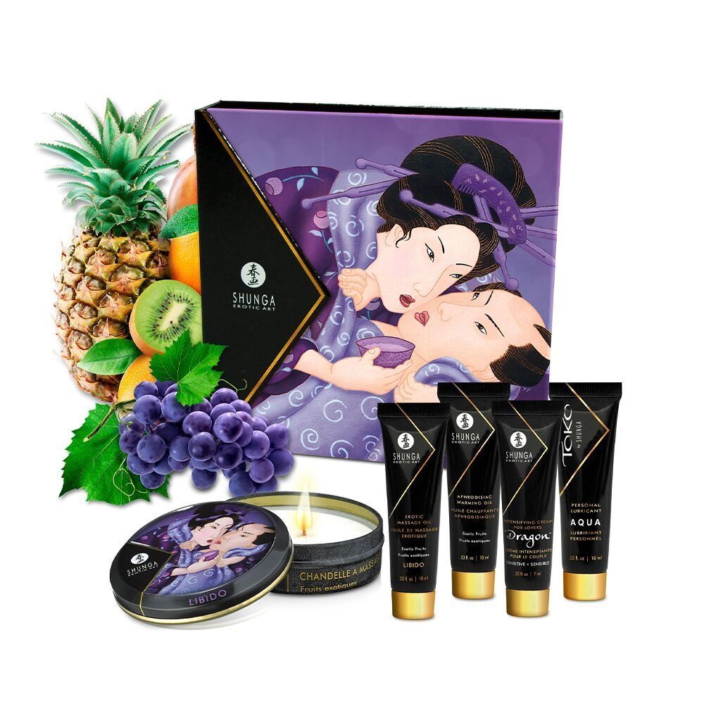 Подарунковий набір Shunga Geishas Secrets &ndash; Exotic Fruits для розкішної ночі вдвох