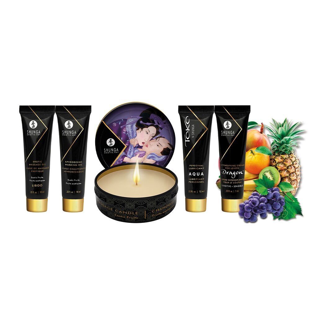 Подарунковий набір Shunga Geishas Secrets &ndash; Exotic Fruits для розкішної ночі вдвох