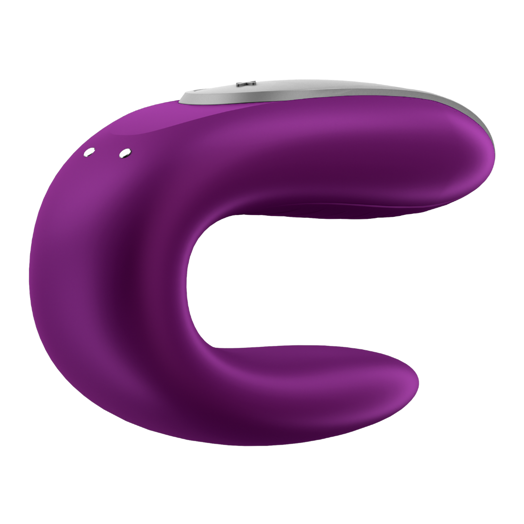 Смарт-вибратор для пар Satisfyer Double Fun (Violet) с пультом ДУ