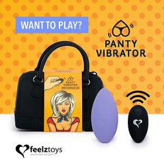 Вібратор в трусики FeelzToys Panty Vibrator Purple з пультом ДК