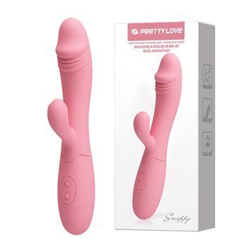 Вібратор-кролик Pretty Love Snappy Vibrator Light Pink