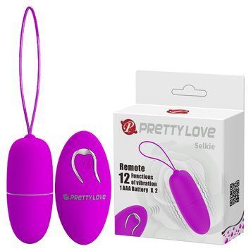 Віброяйце Pretty Love Selkie Vibrating Egg Purple, 48 г