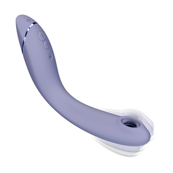 Вакуумный стимулятор для точки G и клитора с вибрацией Womanizer OG Lilac, 12 уровней, 3 режима