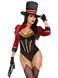 Костюм циркачки Leg Avenue Ravishing Ringmaster Bodysuit , XS