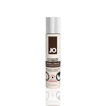 Разогревающая смазка-крем с кокосовым маслом JO Coconut Hybrid WARMING (30 мл) белая