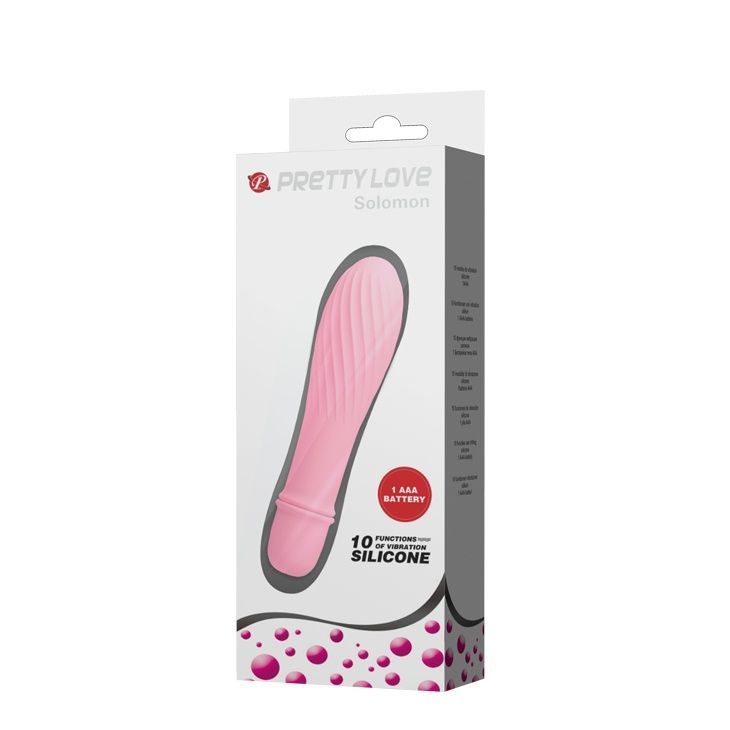 Віброкуля Pretty Love Solomon Vibrator Light Pink
