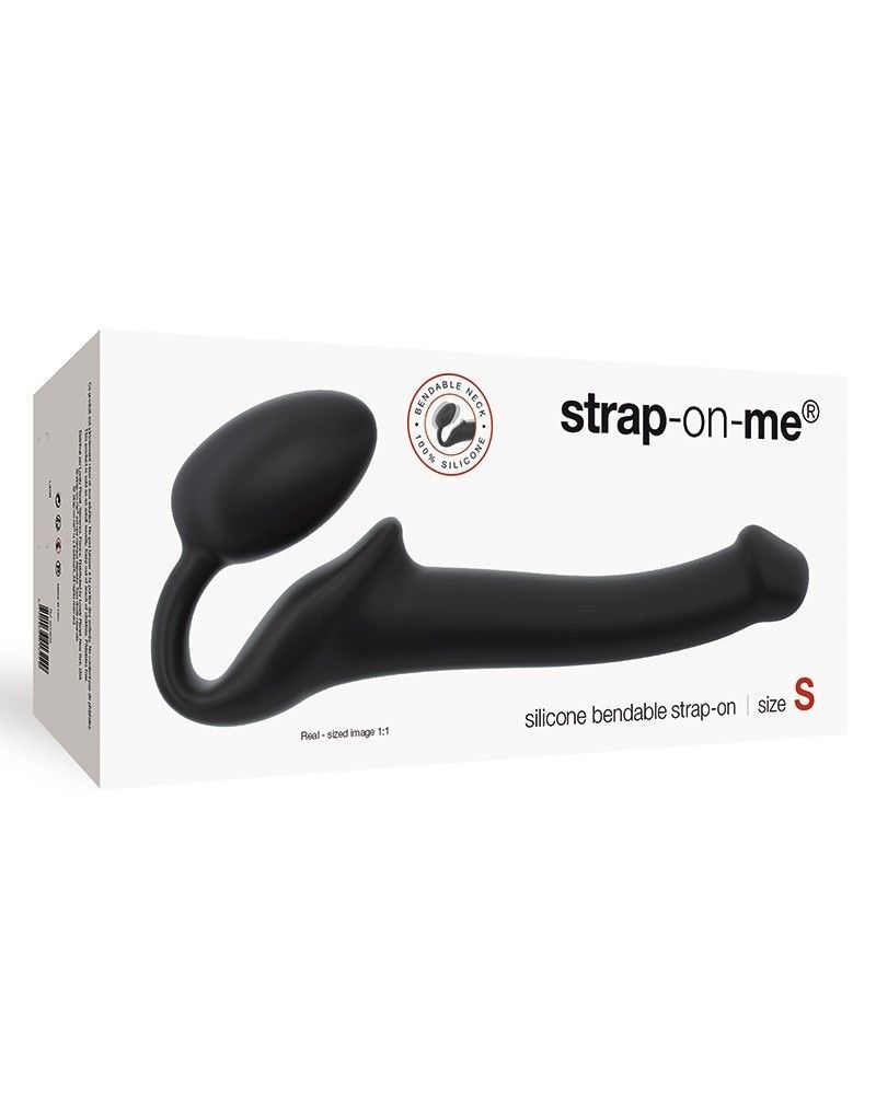 Безремінний страпон Strap-On-Me Black S, діаметр 2,7 см